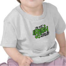 Non irlandais embrassez-moi de toute façon t-shirt