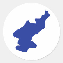 Noord- Korea Stickers