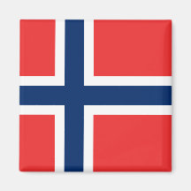 Noorwegen - Noorse Vlag Koelkast Magneetjes