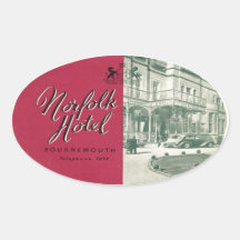 Norfolk Hotel Bournemouth Autocollants