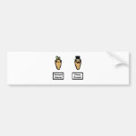 Normale Wortel, Fancy Wortel Bumpersticker