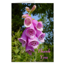 note de Merci de fleur Carte De Vœux
