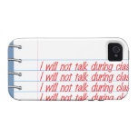 Notes de classe coque Case-Mate iPhone 4