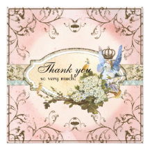 Notes de Merci - princesse enchantée de féerie Invitations