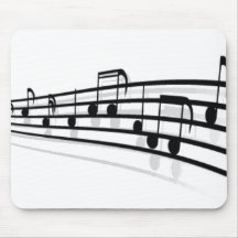 Notes de musique tapis de souris