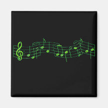 Notes musicales aimant