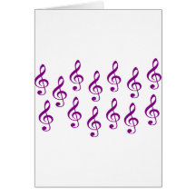 Notes - musique carte