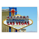 Notre carte fabuleuse d'anniversaire de Las Vegas