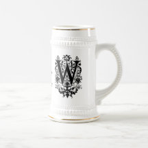 Notre monogramme de mariage tasses