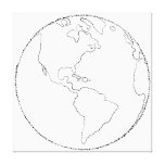 Notre toile sauvage du monde impression sur toile