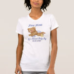 Nounours de rampement - nouvelle maman de garçon - t-shirts