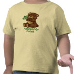 Nounours irlandais de shamrock t-shirt