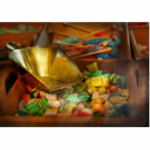 Nourriture - sucrerie - un scoop de sucrerie svp découpage en acrylique