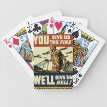 Nous leur donnerons des cartes de jeu d'enfer jeux de cartes poker