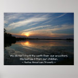 Nous ne faisons pas inheret la terre… posters