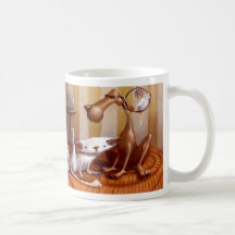 Nous ne mangeons pas la tasse d'animaux familiers 