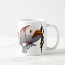 Nous ne mangeons pas la tasse de poissons d'animau