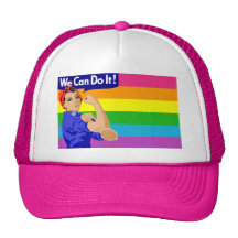 "Nous pouvons le faire" chapeau de camionneur Casquettes De Camionneur