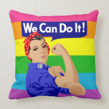 Nous pouvons le faire coussin de MoJo d'Américain