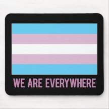 Nous sommes partout mousepad (le transsexuel) tapis de souris