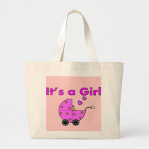 Nouveau bébé "c'est des cadeaux d'une fille" sacs en toile
