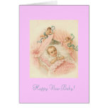 Nouveau bébé heureux ! carte de vœux
