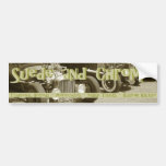 Nouveau bumpersticker de suède et de chrome autocollant pour voiture