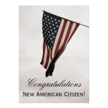 Nouveau citoyen américain de félicitations ! - Cél Invitation Personnalisable
