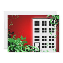 nouveau faire-part d'adresse de Joyeux Noël