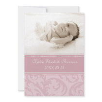 Nouveau faire-part de naissance de bébé de modèle 