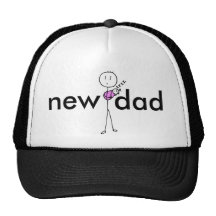 Nouveau papa (rose) casquettes de camionneur