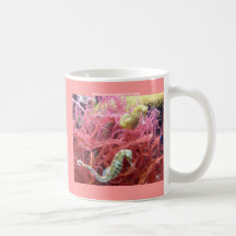 Nouveaux hippocampes de tasses de jardin de jour