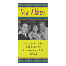 nouvelle adresse bleue jaune photocartes personnalisées