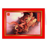 Nouvelle année chinoise carte