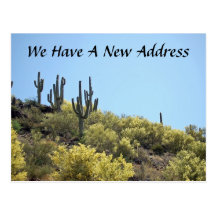 Nouvelle carte postale d'adresse