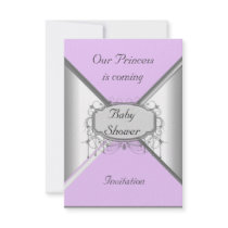 NOUVELLE invitation d'argent de rose de partie de 
