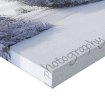 Nouvelle neige tombée toile tendue