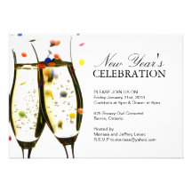 NOUVELLES ANNÉES D'ÈVE D'INVITATION DE PARTIE