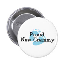 Nouvelles empreintes de pas fières de bébé de Gram Badges Avec Agrafe