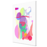 Nr voor toont stretched canvas afdrukken