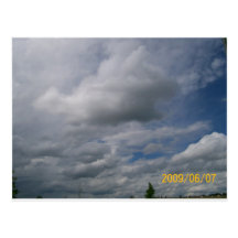 nuages carte postale