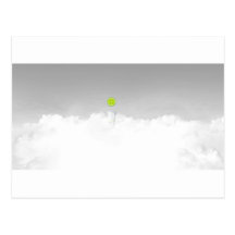 Nuages de citron de torsion carte postale