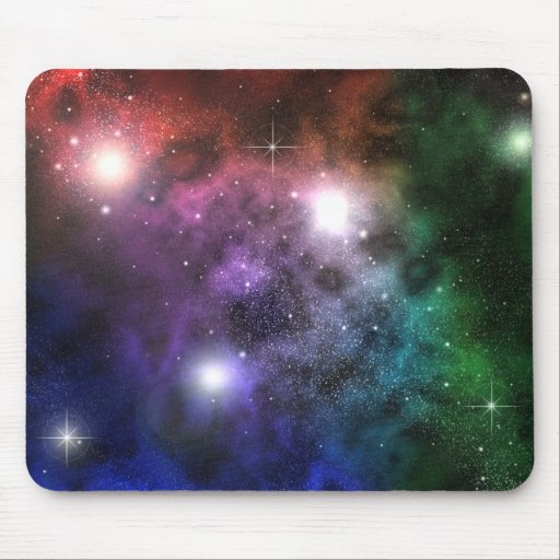 Nuages de l'espace tapis de souris