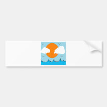 nuages du soleil adhésif pour voiture