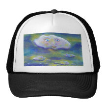 Nuages heureux casquette de camionneur