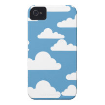 Nuages mignons coque iPhone 4 Case-Mate