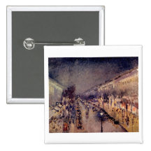 Nuit 1898 de blvd de Camille Pissarro - de Montmar Badge