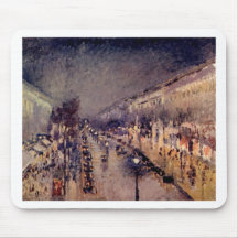 Nuit 1898 de blvd de Camille Pissarro - de Montmar Tapis De Souris