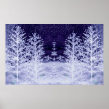 Nuit de chute de neige affiches