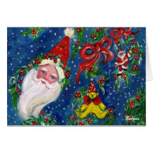 NUIT DE NOËL/PÈRE NOËL CARTES DE VŒUX